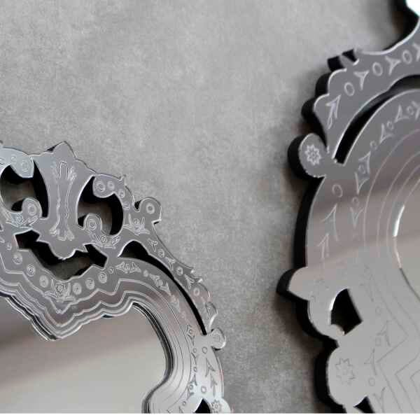 Kit Espelho Decorativo Veneziano Sala Quarto 3888 - 8