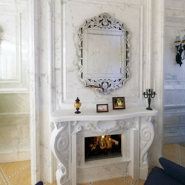 Espelho Veneziano Sala Quarto 3873 e 3883 Kit 2 Pçs - 8
