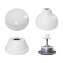 Ver imagem 4 de Plafon Air Breeze Led Multicor C/ Ventilador 37w + Controle Opus St2915 - Branco