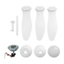Ver imagem 6 de Plafon Air Breeze Led Multicor C/ Ventilador 37w + Controle Opus St2915 - Branco