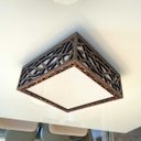 Ver imagem 2 de Kit 4 Pçs Luminária Acrílico Plafon Copacabana 20 e 30 cm