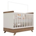 Ver imagem 3 de Berço Americano Vitória e Guarda Roupa Infantil Retro Maya Ambiente Off White Carvalho - Canaã