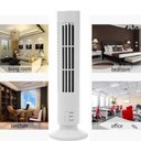 Ver imagem 6 de Ventilador Torre Vertical Portatil Usb Mini Bivolt Compacto 2 Velocidades Mesa Escritorio Branco
