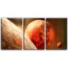 Quadro canvas 68x126 planetas no universo arte - 1