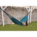 Ver imagem 4 de Combo Rede de Dormir Jeans Verde Básica mais Manta Jeans Off White