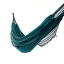 Ver imagem 5 de Combo Rede de Dormir Jeans Verde Básica mais Manta Jeans Off White