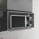 Ver imagem 2 de Armário De Cozinha Micro-Ondas Belize Henn Cinza