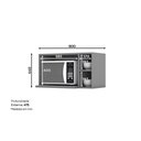 Ver imagem 3 de Armário De Cozinha Micro-Ondas Belize Henn Cinza