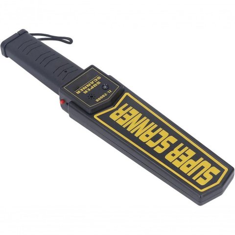 Detector Sensor de Metais Portatil Scanner Profisisonal Preto