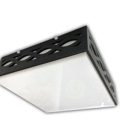 Luminária Plafon Madeira Campeche Peg Dssd 20cm - 4