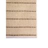 Tapete Sisal Fibra Natural de Luxo 60x80cm Várias Cores:Palha Riscado - 3