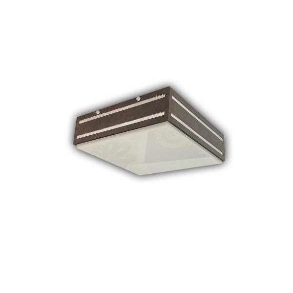 Luminária Plafon Madeira Ilhota Peg Ctes 40cm - 7