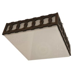 Luminária Plafon Madeira Leblon Peg Bmsd 20cm - 3