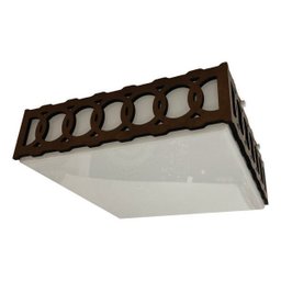 Luminária Plafon Madeira Leblon Peg Bmsd 20cm - 11