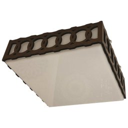 Luminária Plafon Madeira Leblon Peg Bmsd 20cm - 4