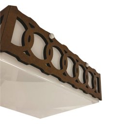 Luminária Plafon Madeira Leblon Peg Bmsd 20cm - 5