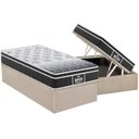 Ver imagem 1 de Cama Box Baú Solteiro: Colchão Espuma Probel D28 / EP Guarda Costas PróMiddle Plus + Base CRC Suede