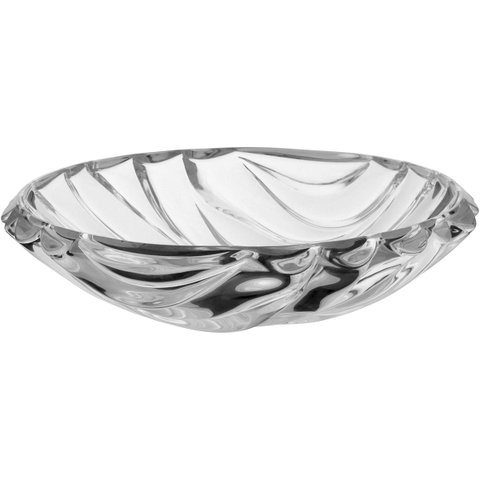 ALISIOS CENTRO MESA 9x33x33cm CRISTAL ECO TRANSP
