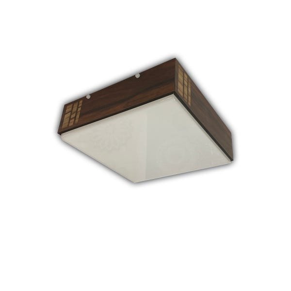 Luminária Plafon Madeira Madeiro Peg Pfng 50cm - 9