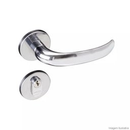 Fechadura 406 Com Roseta Cromado 22MM - 1