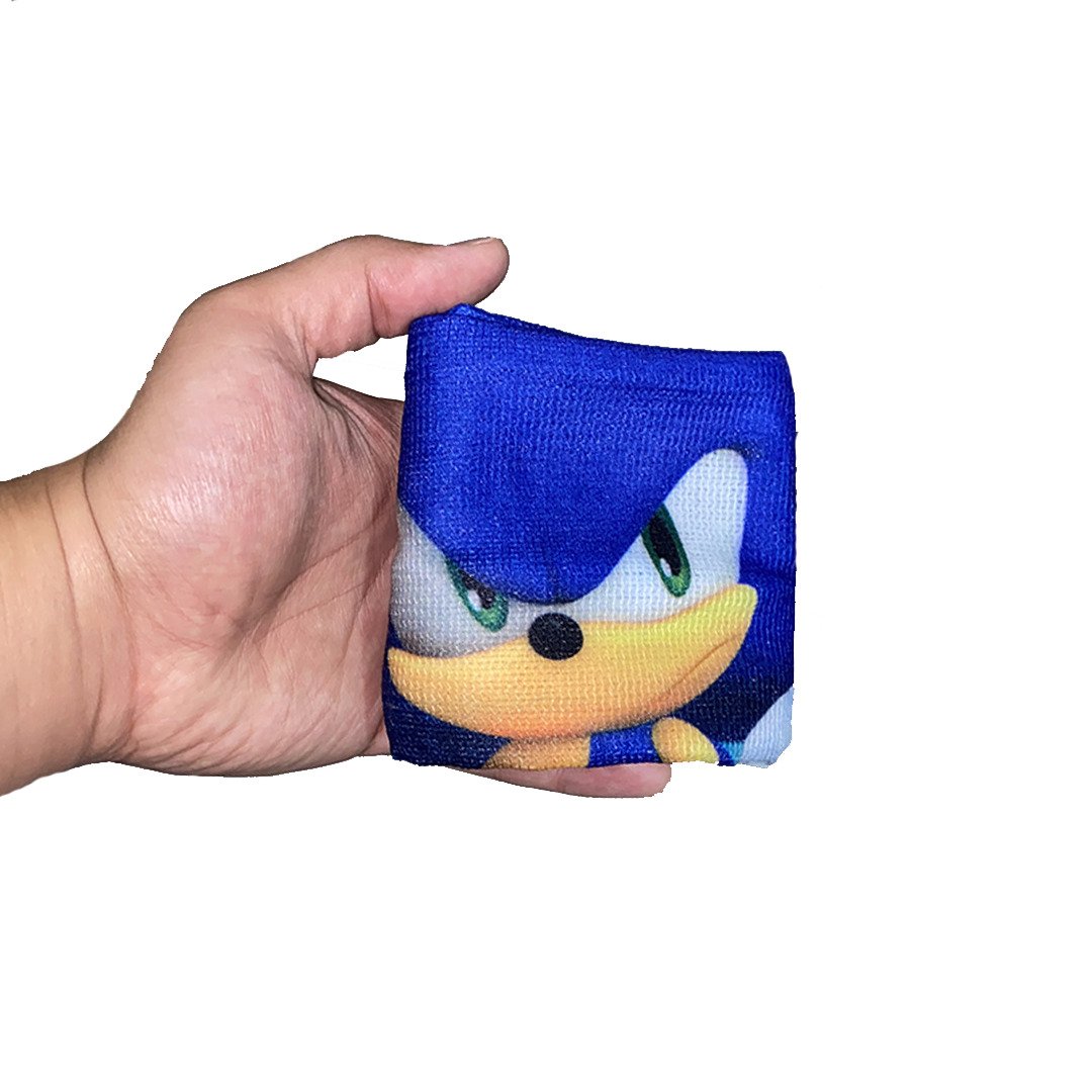 Kit Sonic the Hedgehog 1 Maletinha + 1 Copo + 1 Mini Toalha - 5