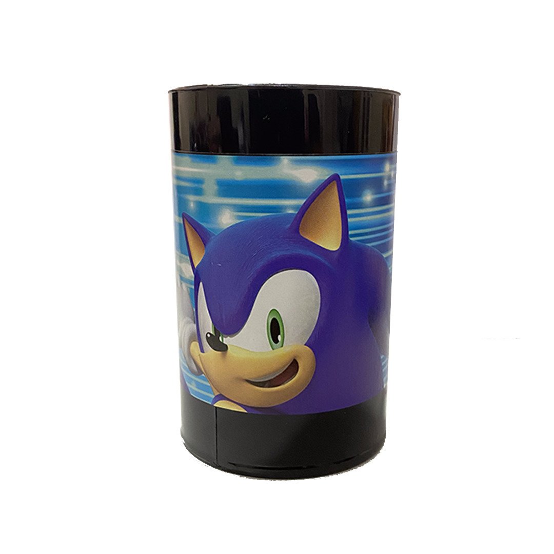 Kit Sonic the Hedgehog 1 Maletinha + 1 Copo + 1 Mini Toalha - 10