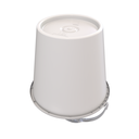 Ver imagem 5 de Balde Reforçado Multiuso com Marcação 12 Litros Cor Branco Durín