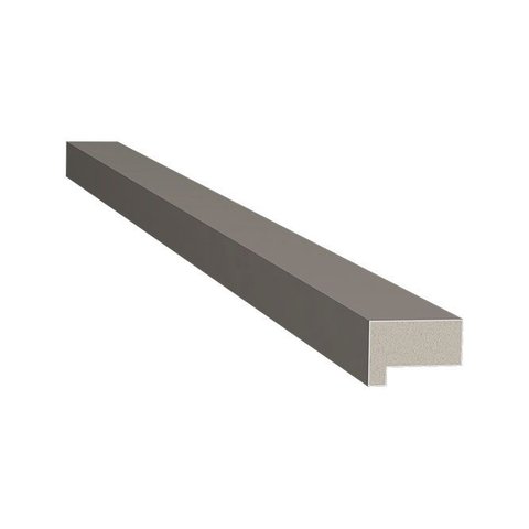 Acabamento de Poliestireno Ripado/waves Cinza Titanium Santa Luzia:cinza Titanium