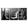 Quadro canvas 68x126 cachoeira na floresta pb - 1