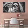 Quadro canvas 68x126 arte mexicana pb mulher - 2