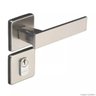 Fechadura Externa Aço Zamac Quadra com Roseta Pado - 1