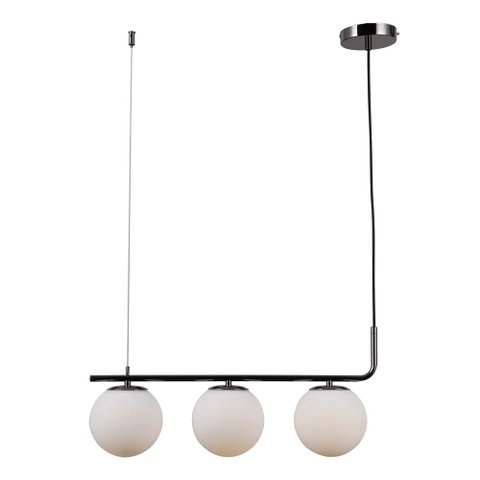 Pendente Petit Poa Cromo 60cm 3E27 SQ001B Bella