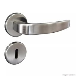 Fechadura Vic Cromo Acetinado Interna - 1