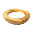 Ver imagem 1 de Porta Velas em Madeira com Vela Dentro 7x30 Cm