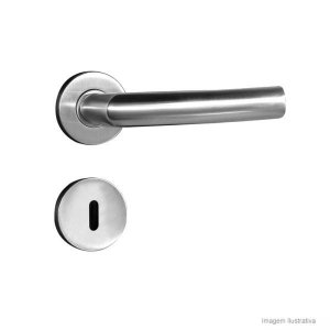 Fechadura Luma Inox Escovado Interna