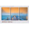 Quadro canvas 68x126 píer moderno sobre mar - 1