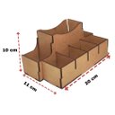 Ver imagem 4 de Porta Guardanapo e Sachê em MDF - Kit 5 Unidades