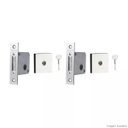 Ver imagem 1 de Kit 2 Peças Trava de Embutir SM 11500 Dupla Quadrado Pado