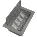 Ver imagem 3 de Caixa Tomada Para Mesa Escritorio Coworking QTMOV Caixa de Embutir Branco