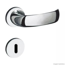 Fechadura Contemporânea Cromado Premium Interna  - 1