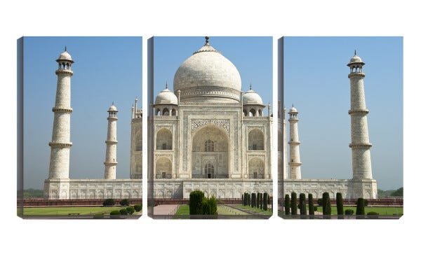 Quadro canvas 68x126 capela de taj mahal na índia - 1