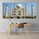 Ver imagem 2 de Quadro canvas 68x126 capela de taj mahal na índia