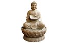 Ver imagem 1 de Fonte de Aguá Decorativa Buda Grande Cascata Led Jardim Luxo