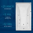 Ver imagem 5 de Banheira Retangular Toronto com Hidro - 220v