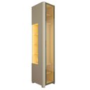 Ver imagem 2 de Módulo Guarda-Roupa Nicho Reflecta 1 Porta com LED 100% MDF Innova Bege/Off White