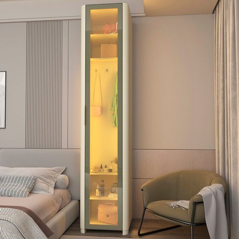 Módulo Guarda-roupa Nicho Reflecta 1 Porta com Led 100% Mdf Innova