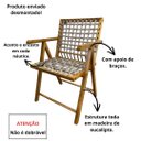 Ver imagem 2 de Cadeira Madeira Corda Náutica com Braços Mel