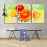 Quadro canvas 68x126 flores no vaso branco - 2