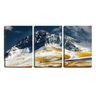 Quadro canvas 68x126 montanha rochosa manchas verdes - 1