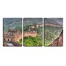 Quadro canvas 68x126 muralha da china arquitetura - 1